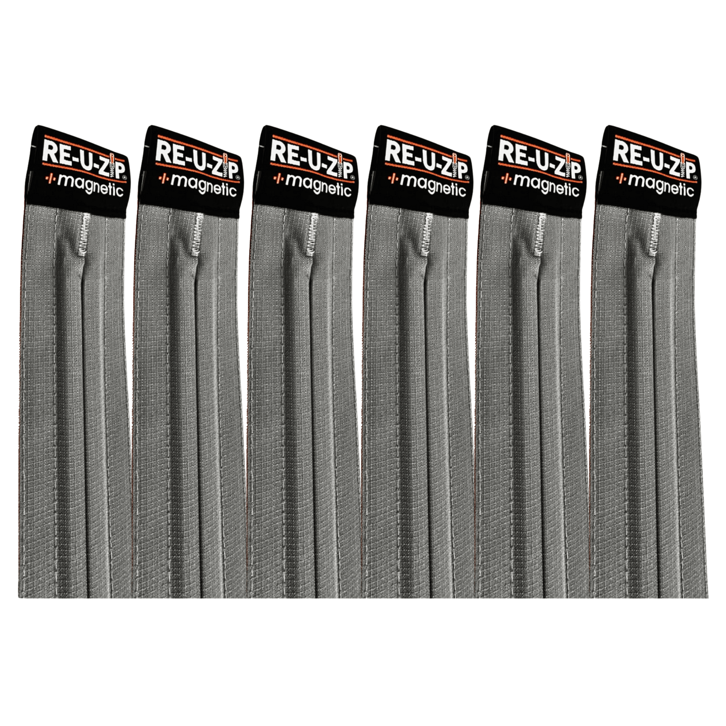 RE-U-ZIP™ INNOVATIVE DUST BARRIER SOLUTIONS RE-U-ZIP® MAGNETIC ENTRY STRIP™ (ONLY) | 6-PACK