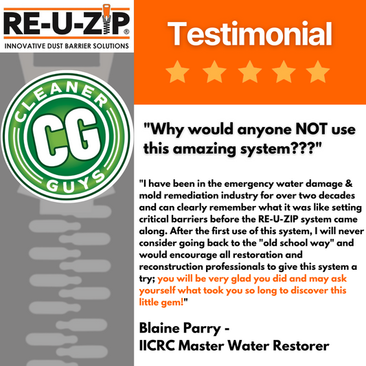 Why would anyone NOT use this amazing system??? - Blaine Parry IICRC Master Water Restorer