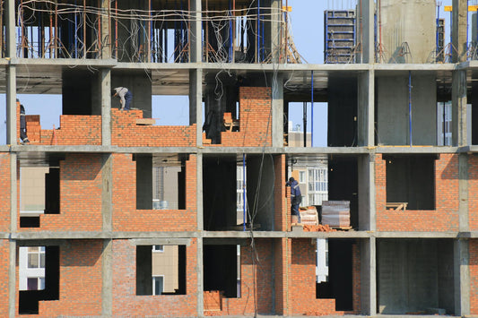 magnetic dust barriers for construction
