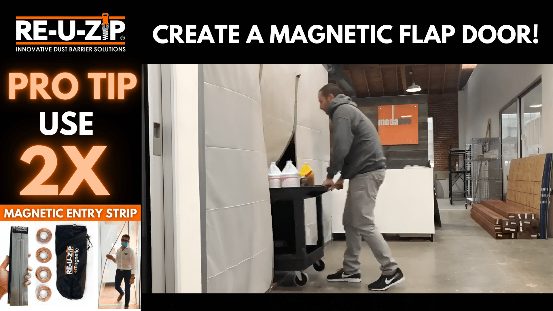Cargar video: Self-Closing Flap Door