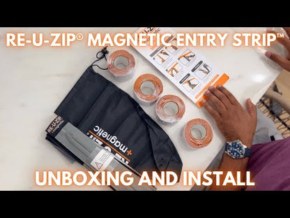RE-U-ZIP® MAGNETIC ENTRY STRIP™ + DUST BARRIER ZIPPER | STARTER KIT