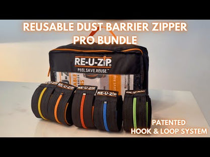 RE-U-ZIP® REUSABLE DUST BARRIER ZIPPER | PRO BUNDLE
