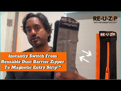 RE-U-ZIP® MAGNETIC ENTRY STRIP™ + DUST BARRIER ZIPPER | STARTER KIT