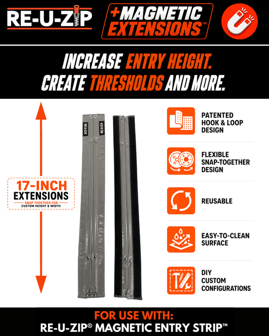 RE-U-ZIP® | DUST CONTAINMENT EVOLVED™ RE-U-ZIP® Magnetic Extensions™