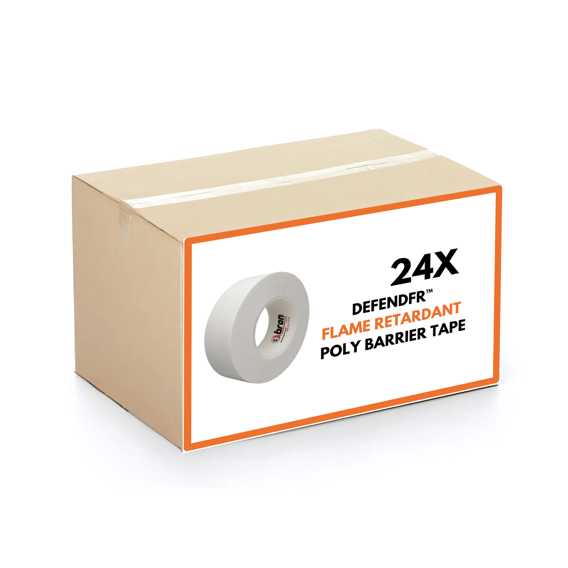 RE-U-ZIP INNOVATIVE DUST BARRIER SOLUTIONS Construction 24-Unit Case Pack FLAME RETARDANT POLY BARRIER TAPE