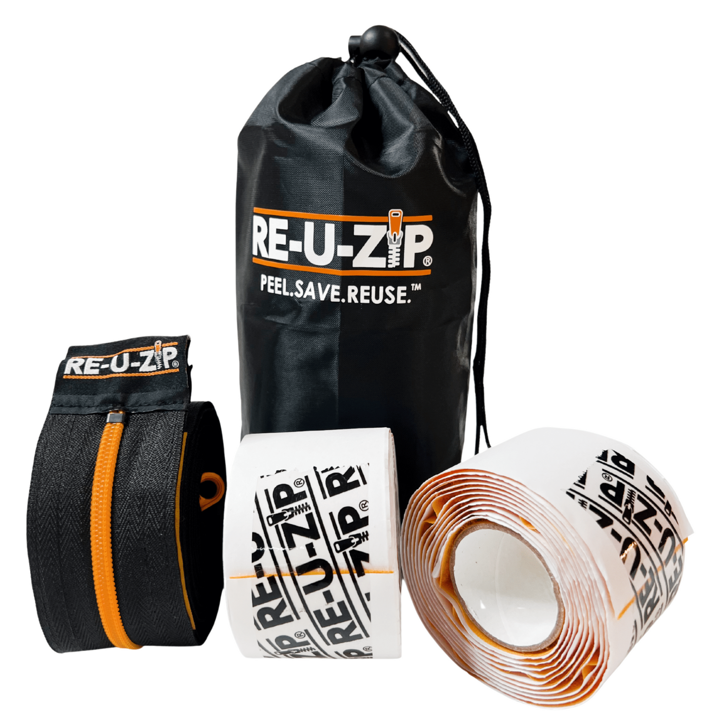 RE-U-ZIP INNOVATIVE DUST BARRIER SOLUTIONS Construction RE-U-ZIP® HEAVY-DUTY REUSABLE DUST BARRIER ZIPPER | STARTER KIT