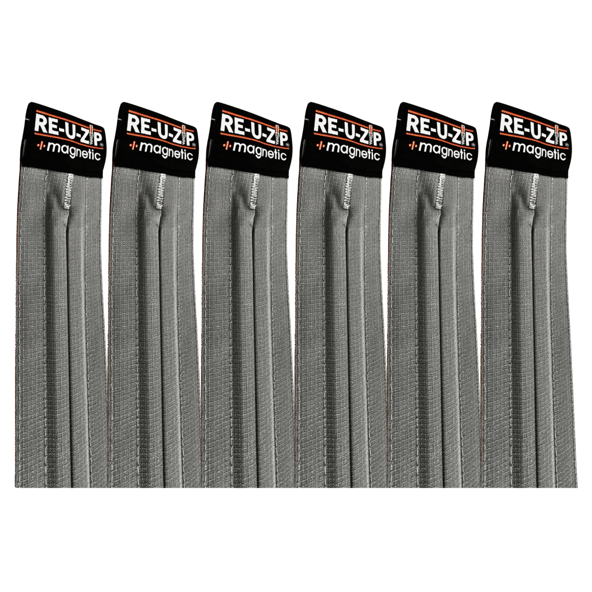 RE-U-ZIP™ INNOVATIVE DUST BARRIER SOLUTIONS RE-U-ZIP®  MAGNETIC ENTRY STRIP™ (ONLY) | 6-PACK