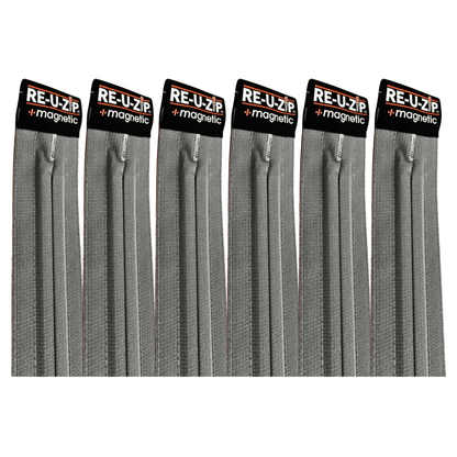RE-U-ZIP™ INNOVATIVE DUST BARRIER SOLUTIONS RE-U-ZIP®  MAGNETIC ENTRY STRIP™ (ONLY) | 6-PACK