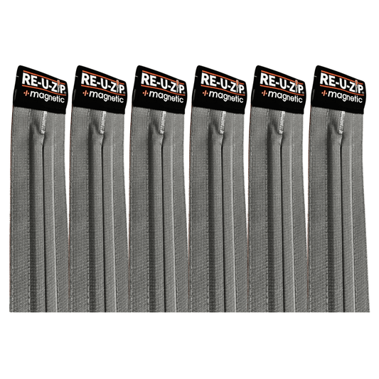 RE-U-ZIP™ INNOVATIVE DUST BARRIER SOLUTIONS RE-U-ZIP®  MAGNETIC ENTRY STRIP™ (ONLY) | 6-PACK