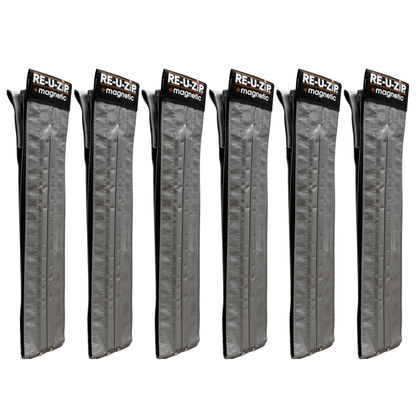 RE-U-ZIP™ INNOVATIVE DUST BARRIER SOLUTIONS RE-U-ZIP®  MAGNETIC ENTRY STRIP™ (ONLY) | 6-PACK
