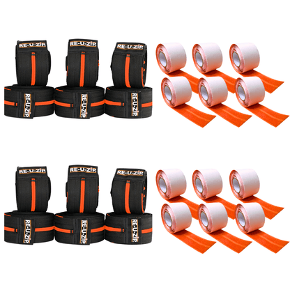 RE-U-ZIP INNOVATIVE DUST BARRIER SOLUTIONS Construction Red RE-U-ZIP® REUSABLE DUST BARRIER ZIPPER | 12-PACK