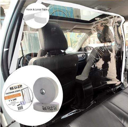 RE-U-ZIP DUST BARRIER SYSTEM RE-U-ZIP™ HOOK & LOOP DUST BARRIER PANEL KIT |  Ultra-Clear & Fire-Rated
